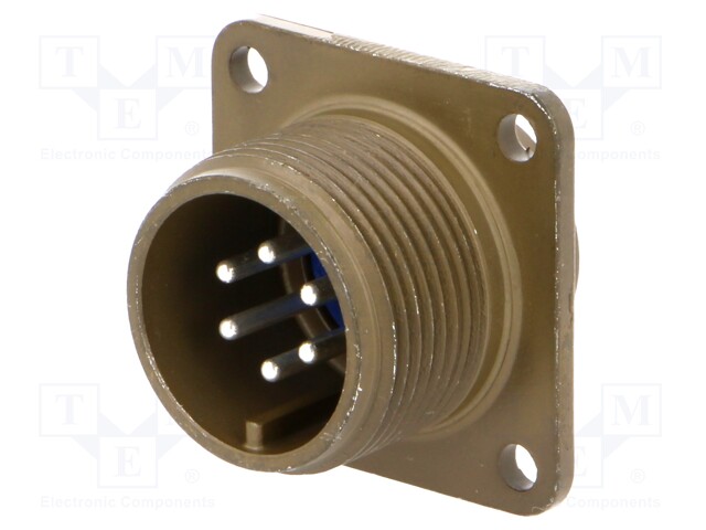 Connector: circular; Series: 97; socket; male; PIN: 6; silver plated