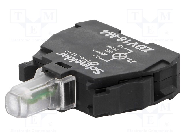 Illuminating unit; 22mm; Harmony XB4; -25÷70°C; Illumin: LED