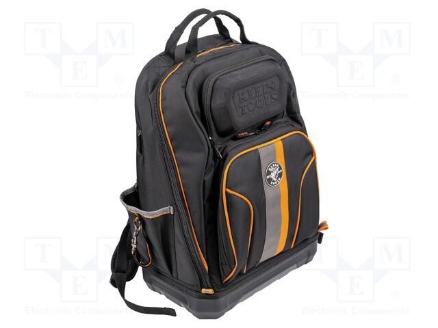 Backpack; tool case; grey-black; polypropylene; 375x508x279mm
