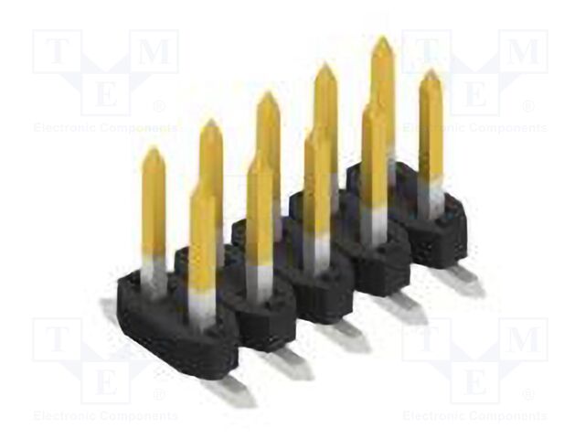 Connector: pin strips; pin header; male; PIN: 10; 2mm; SMT; 2x5; 100V