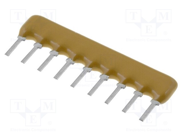 Resistor network: X; 330Ω; No.of resistors: 8; THT; 0.2W; ±2%; 100V
