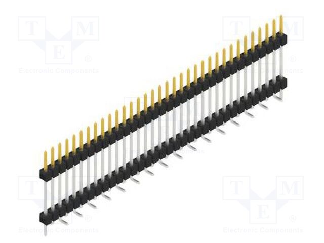 Connector: pin strips; pin header; male; PIN: 34; 2.54mm; SMT; 1x34
