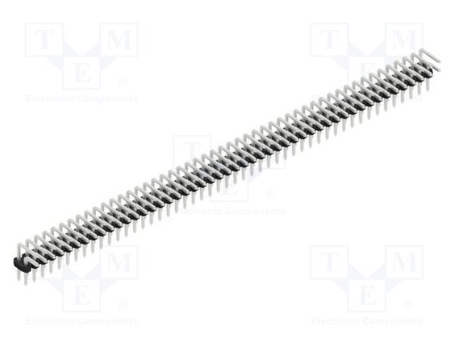 Connector: pin strips; pin header; male; PIN: 98; 2mm; THT; 2x49