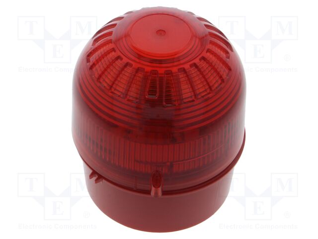 Signaller: lighting; flashing light; red; Sonos; 10÷60VDC; IP65