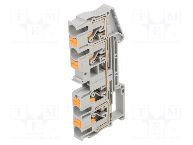 Splice terminal: rail; 35mm2; ways: 1; terminals: 1; screw terminal