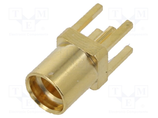 Socket; MMCX; female; 50Ω; teflon; gold-plated
