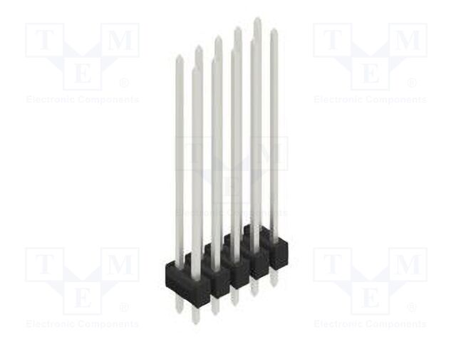 Connector: pin strips; pin header; male; PIN: 10; 2.54mm; THT; 2x5