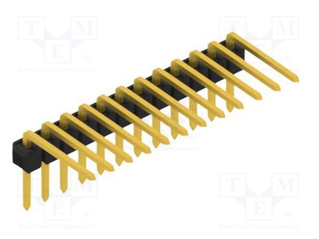 Connector: pin strips; pin header; male; PIN: 12; 2.54mm; THT; 1x12