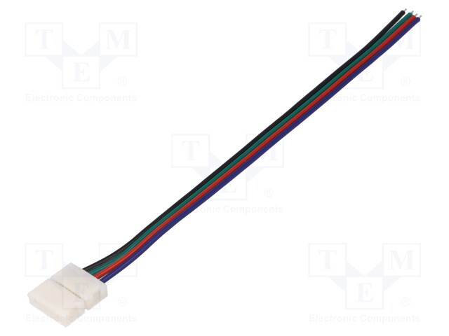 Terminal; Connector: for LED stripes; PIN: 4; snap-on