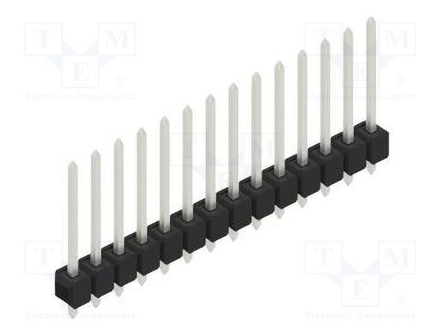 Connector: pin strips; pin header; male; PIN: 14; 2.54mm; THT; 1x14