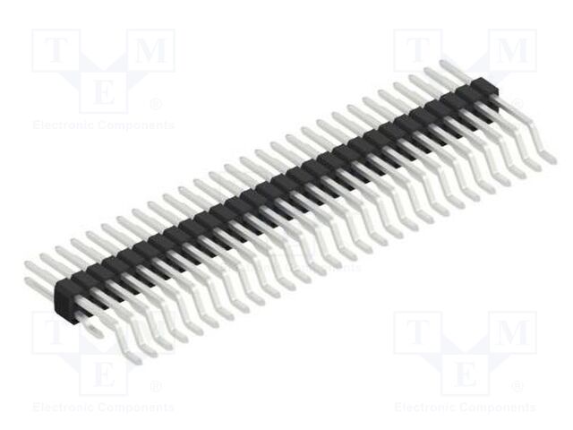Connector: pin strips; pin header; male; PIN: 56; 1.27mm; SMT; 2x28
