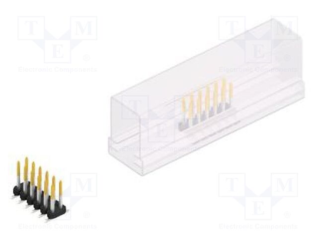 Connector: pin strips; pin header; male; PIN: 12; 2mm; SMT; 2x6; 100V