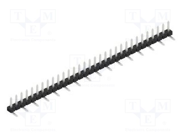 Connector: pin strips; pin header; male; PIN: 31; 2mm; SMT; 1x31