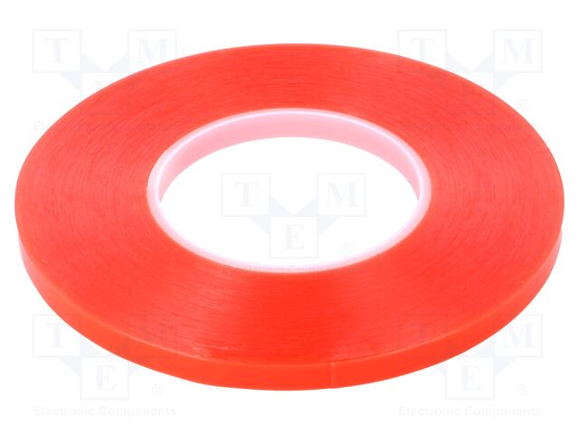 Tape: fixing; W: 9mm; L: 50m; Thk: 220um; modified acryl; transparent