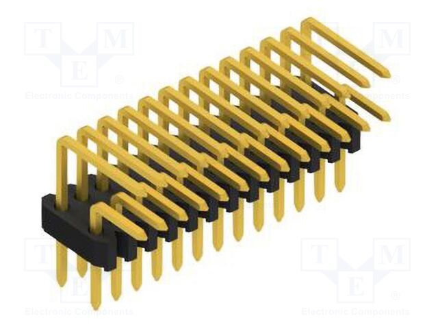 Connector: pin strips; pin header; male; PIN: 26; 1.27mm; THT; 2x13