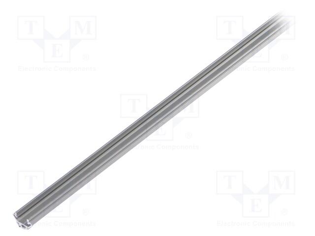 Profiles for LED modules; silver; L: 1m; 45-16; aluminium; angular