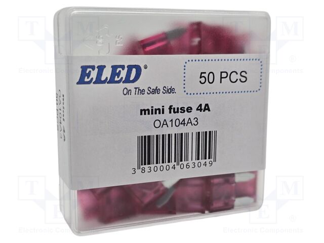 Fuse: fuse; 4A; 32VDC; automotive; 11.1mm