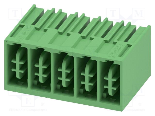 PCB headers, nominal cross section: 16 mm2, color: green, no