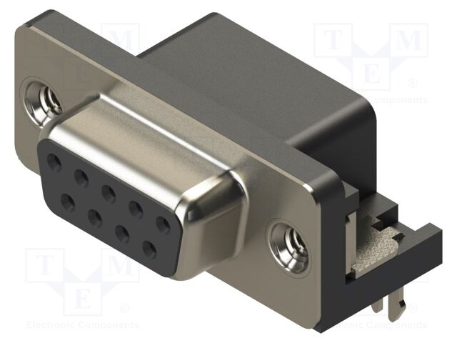 Connector: D-Sub; PIN: 9; socket; female; straight; THT; MHDR