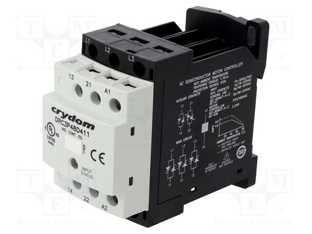 Relay: solid state; Ucntrl: 18÷30VDC; Ucntrl: 18÷30VAC; 4.8A; IP20