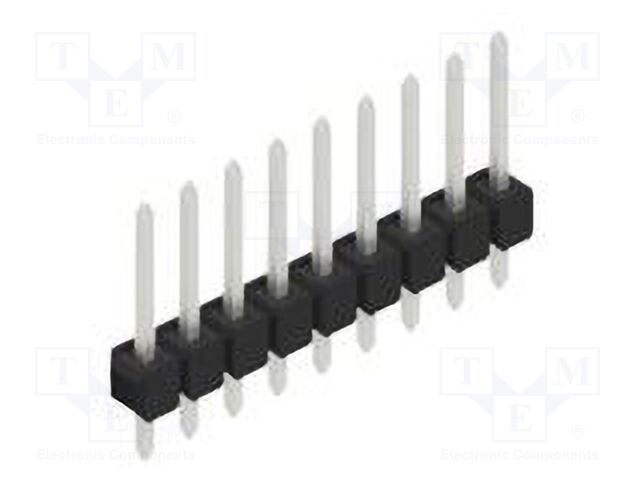 Connector: pin strips; pin header; male; PIN: 9; 2.54mm; THT; 1x9