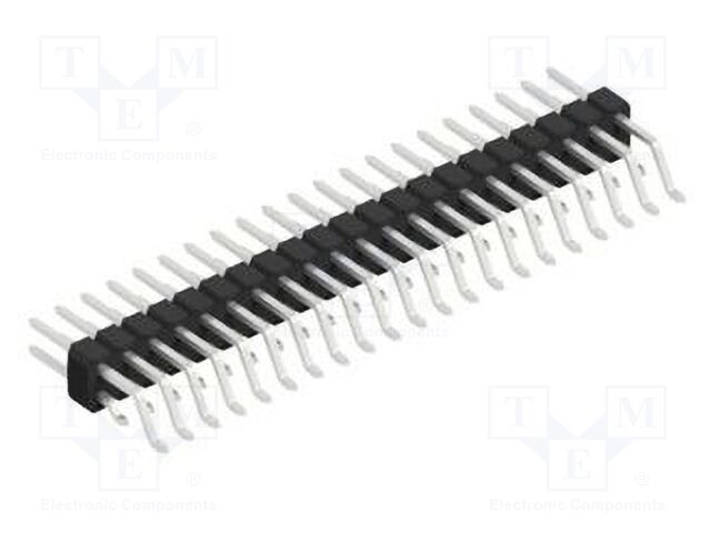 Connector: pin strips; pin header; male; PIN: 42; 2.54mm; SMT; 2x21