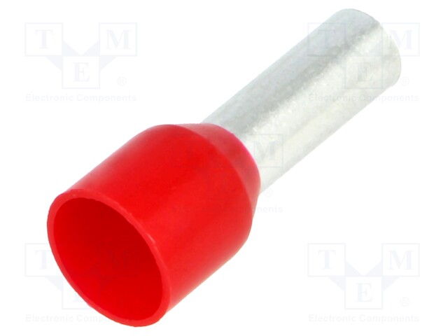 Bootlace ferrule; insulated; copper; Insulation: polypropylene