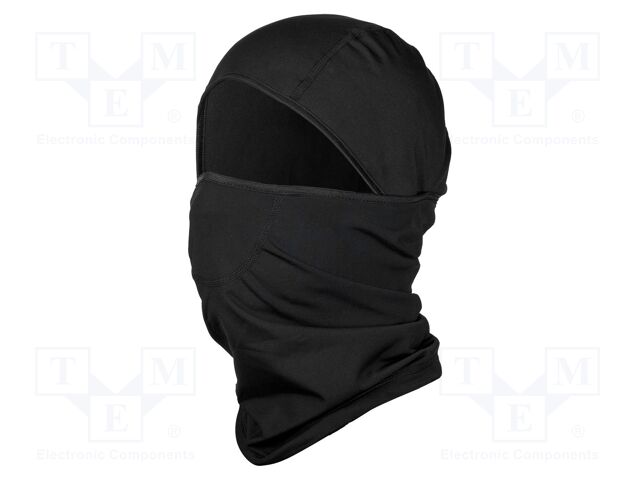 Balaclava; black; elastane,polyester