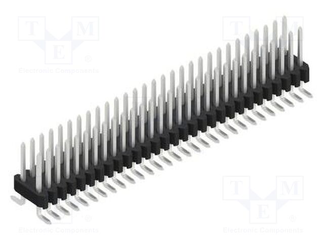 Connector: pin strips; pin header; male; PIN: 58; 1.27mm; SMT; 2x29