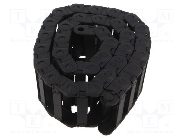 Cable chain; Bend.rad: 28mm; L: 1000mm; Int.width: 63mm