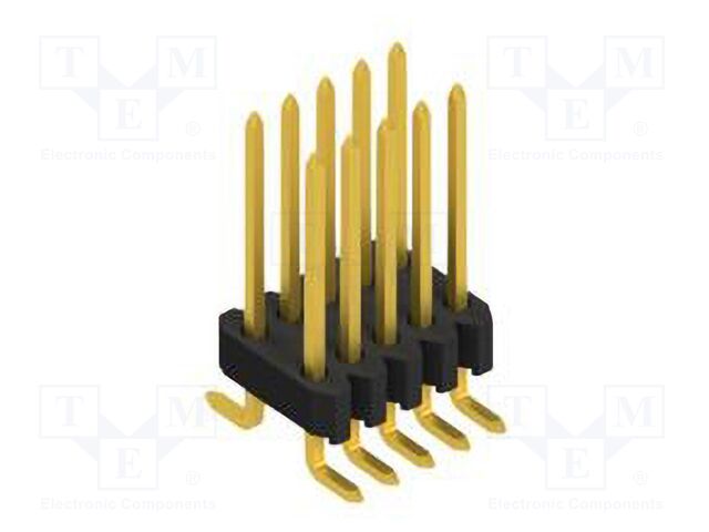 Connector: pin strips; pin header; male; PIN: 10; 1.27mm; SMT; 2x5