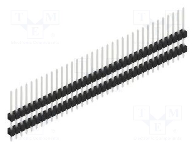 Connector: pin strips; pin header; male; PIN: 35; 2.54mm; THT; 1x35
