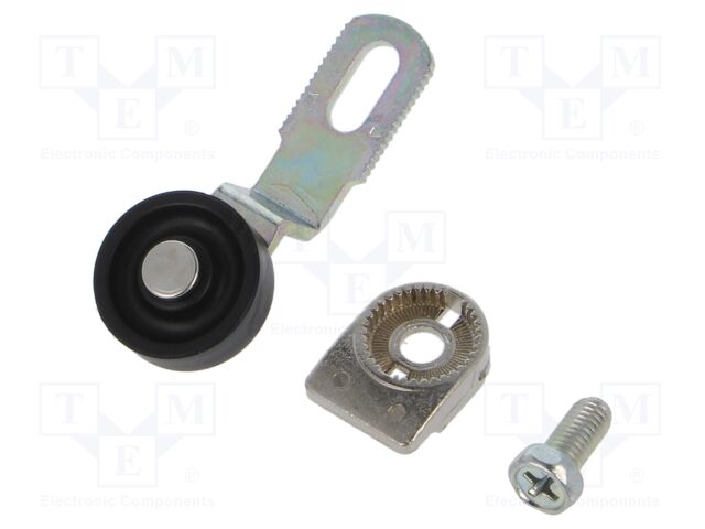 Driving head; lever R 43mm, plastic roller Ø20mm