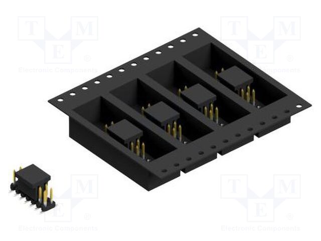 Connector: pin strips; pin header; male; PIN: 14; 2mm; SMT; 2x7; 100V
