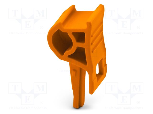 Operating lever; L: 24.4mm; ways: 1; W: 8.1mm; H: 15.9mm; Body: orange