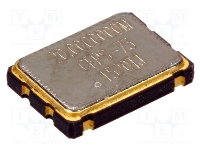 Generator: quartz; 20MHz; SMD; 3.3V; ±50ppm; 0÷70°C; 7.2x5.2x1.8mm