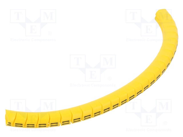 Markers for cables and wires; Label symbol: =; 2.5÷5mm; PVC; PA