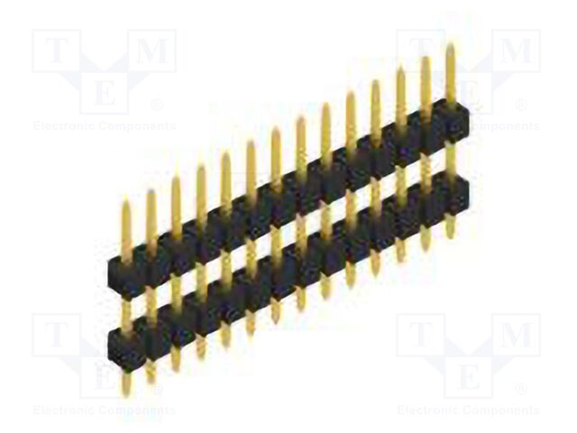 Connector: pin strips; pin header; male; PIN: 14; 2.54mm; THT; 1x14