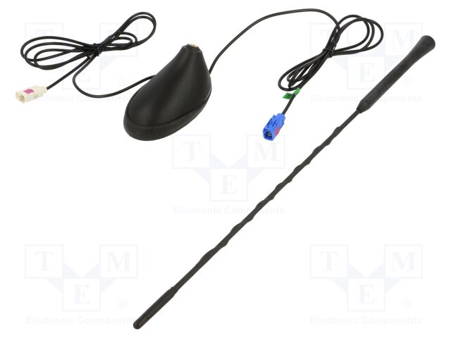 Antenna; car top; 0.4m; AM,FM,GPS; Citroën,Peugeot,Toyota; 1.2m