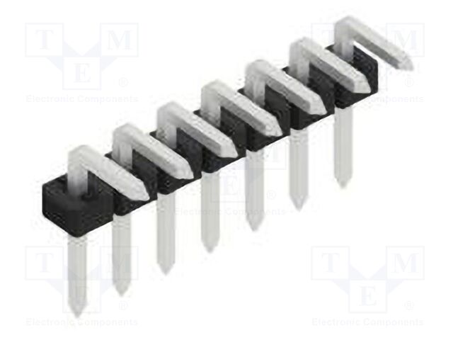 Connector: pin strips; pin header; male; PIN: 7; 2mm; THT; 1x7; 100V