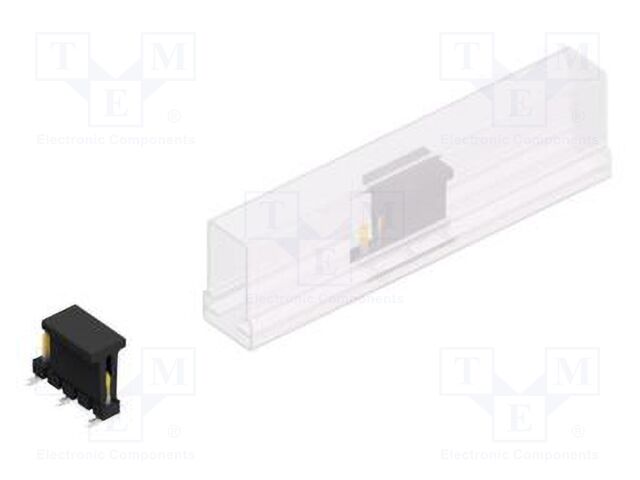 Connector: pin strips; pin header; male; PIN: 5; 2.54mm; SMT; 1x5