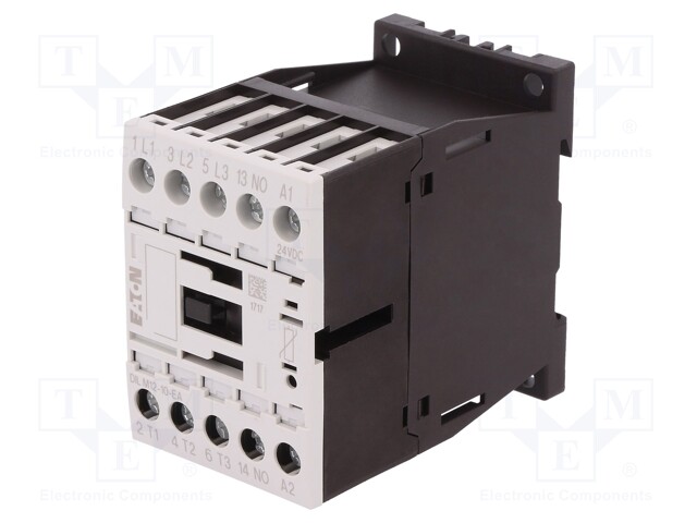 Contactor: 3-pole; NO x3; Auxiliary contacts: NO; 24VDC; 12A; 690V