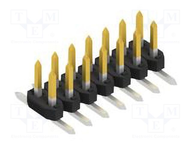 Connector: pin strips; pin header; male; PIN: 14; 2mm; SMT; 2x7; 100V