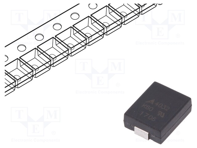 Varistor: metal-oxide; SMD; 4032; 50VAC; 65VDC; 4.2J; 1.2kA; 250mW