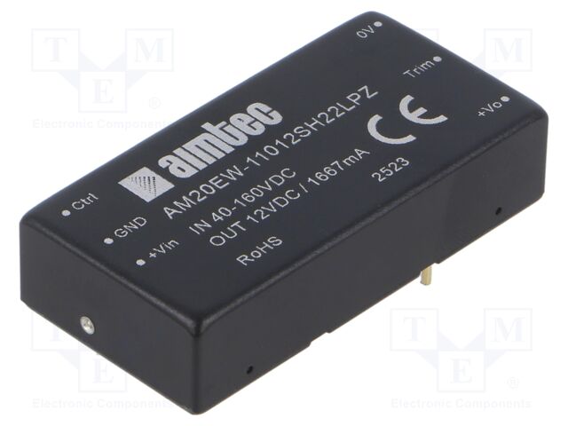 Converter: DC/DC; Protection: short circuit protection SCP