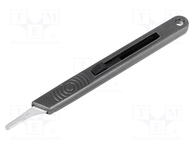 Scalpel holder; Features: safety,retractable blade
