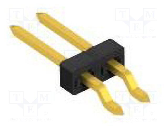 Connector: pin strips; pin header; male; PIN: 2; 2mm; SMT; 1x2; 100V