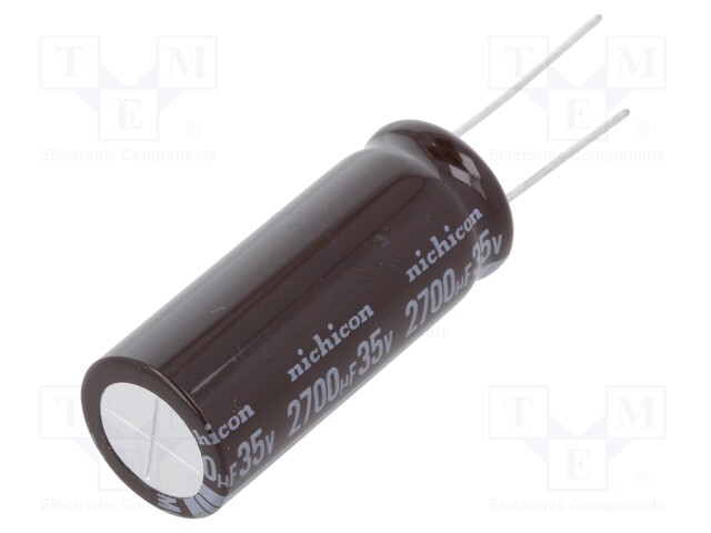 Capacitor: electrolytic; low impedance; THT; 2700uF; 35VDC; ±20%