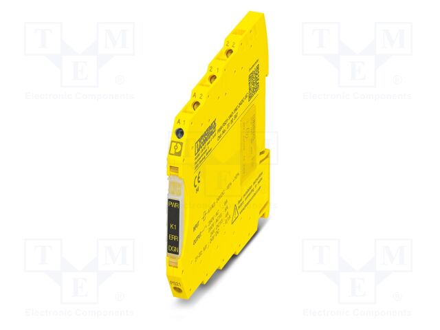 Module: safety relay; 24VDC; for DIN rail mounting; -40÷65°C
