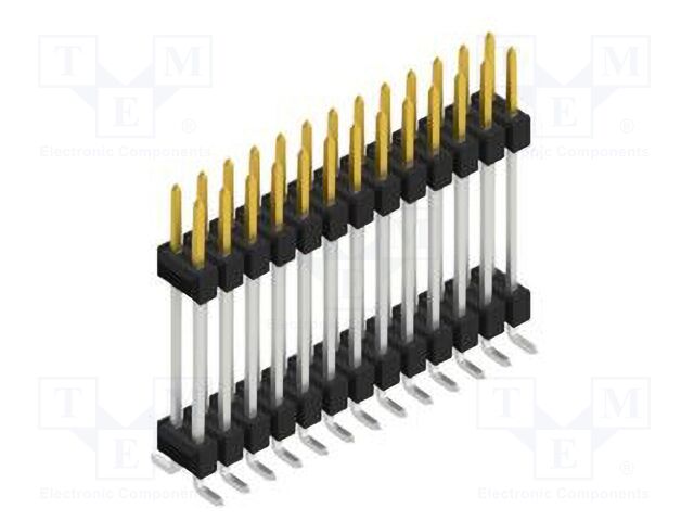Connector: pin strips; pin header; male; PIN: 26; 2.54mm; SMT; 2x13